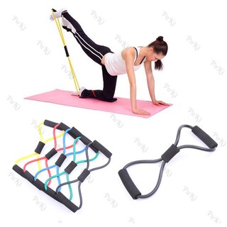 Dây kéo đàn hồi tập thể lực LLQ-8Z, dây tập Gym Yoga đa năng - POKI