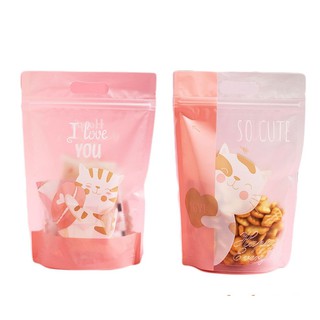 Túi zip 300g hình con mèo ( 50 cái )