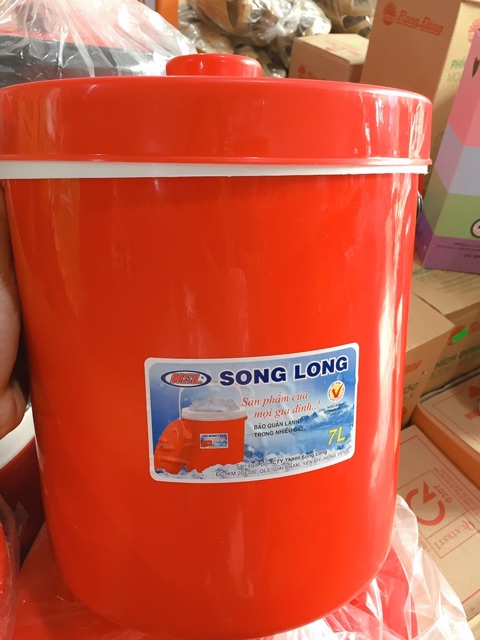 Bình đựng đá giữ nhiệt Song Long 5 lít, 7 lít, 8 lít, 10 lít 15 lít