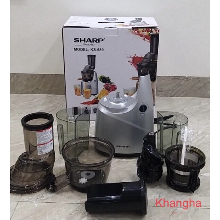 [Mã ELHA22 giảm 6% đơn 300K] Máy ép chậm Sharp KS689, công suất 250W