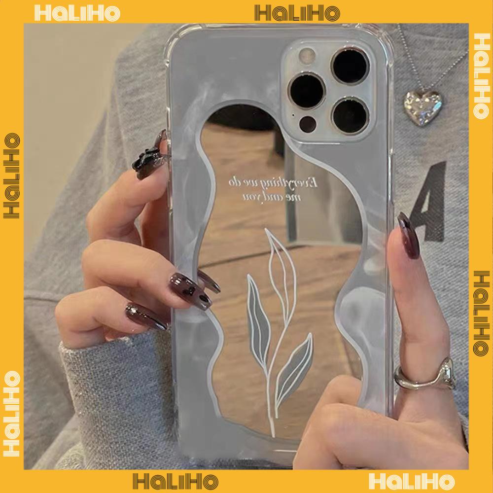 iPhone Case Acrylic HD Mirror Laser Airbag Shockproof Protection Camera Tulip Flowers Compatible For iPhone 11 iPhone 13 Pro Max iPhone 12 Pro Max iPhone 7 Plus iPhone xr xs max