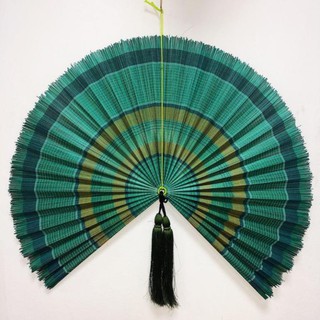 Mành tre quạt decor- Quạt lá tre/ quạt mành/quạt nan tăm decor tường - quạt mành tre