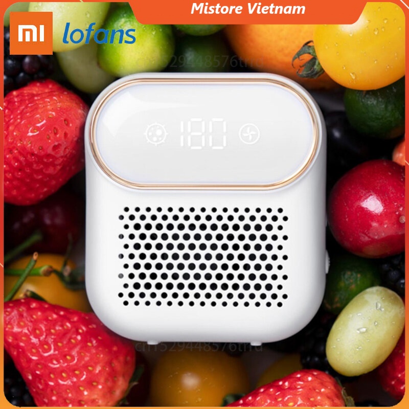 Máy lọc Khử Mùi Tủ Lạnh mini Xiaomi youpin Lofans B5 Có Thể Sạc Lại Tiện Dụng Cho Nhà Bếp tủ Quần Áo