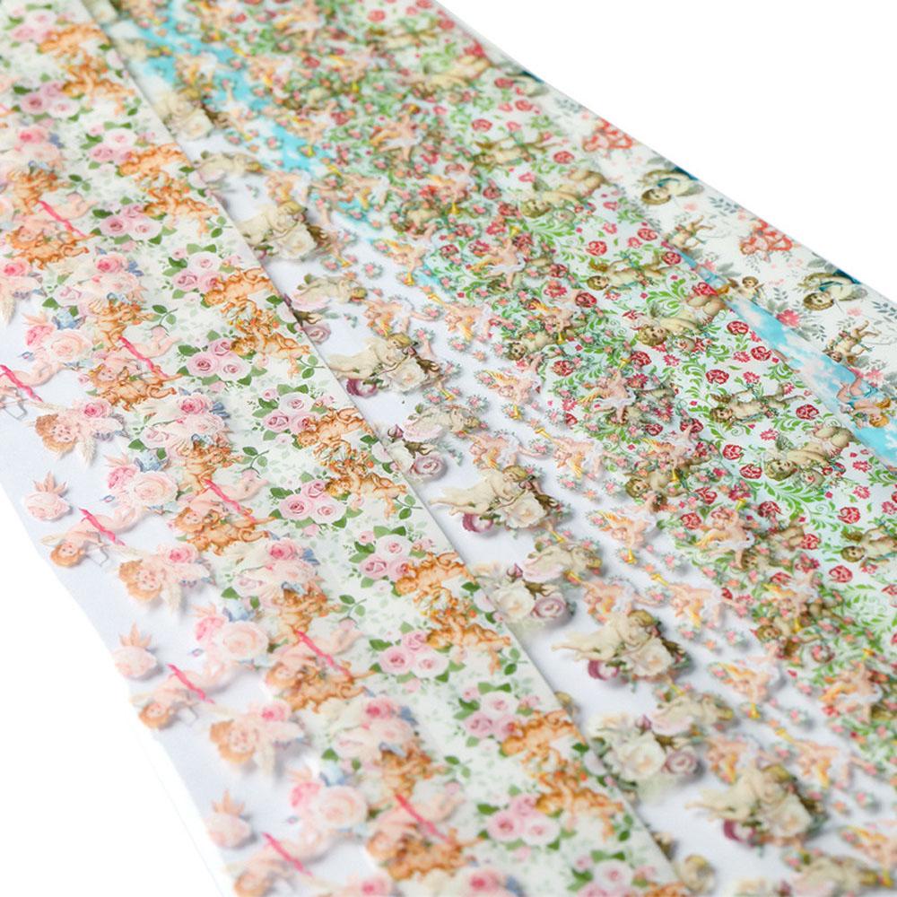 QQMALL Miếng Dán Trang Trí Móng Tay DIY Hình Thiên Thần Xinh Xắn