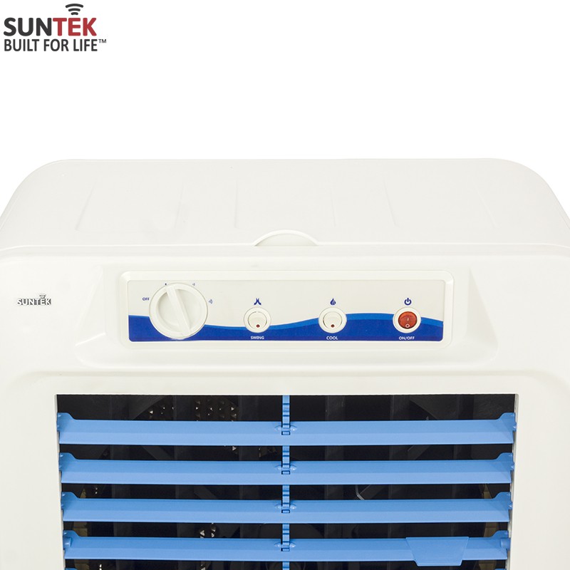 Quạt Điều Hòa Hơi Nước SUNTEK SL45 Knob (Đá Khô) 180W - Làm mát &amp; lọc không khí hiệu quả - Bảo hành chính hãng 2 năm