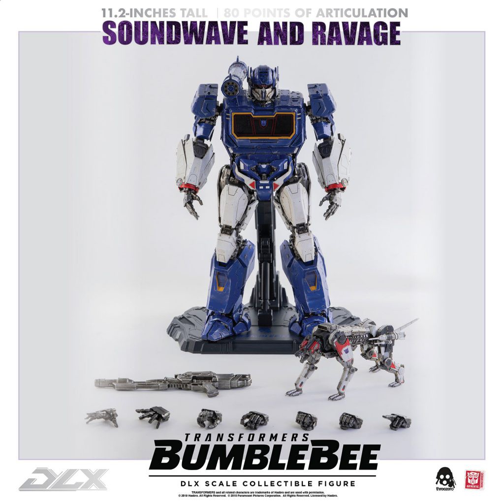 Mô hình Three Zero Transformers: Bumblebee – DLX Soundwave And Ravage
