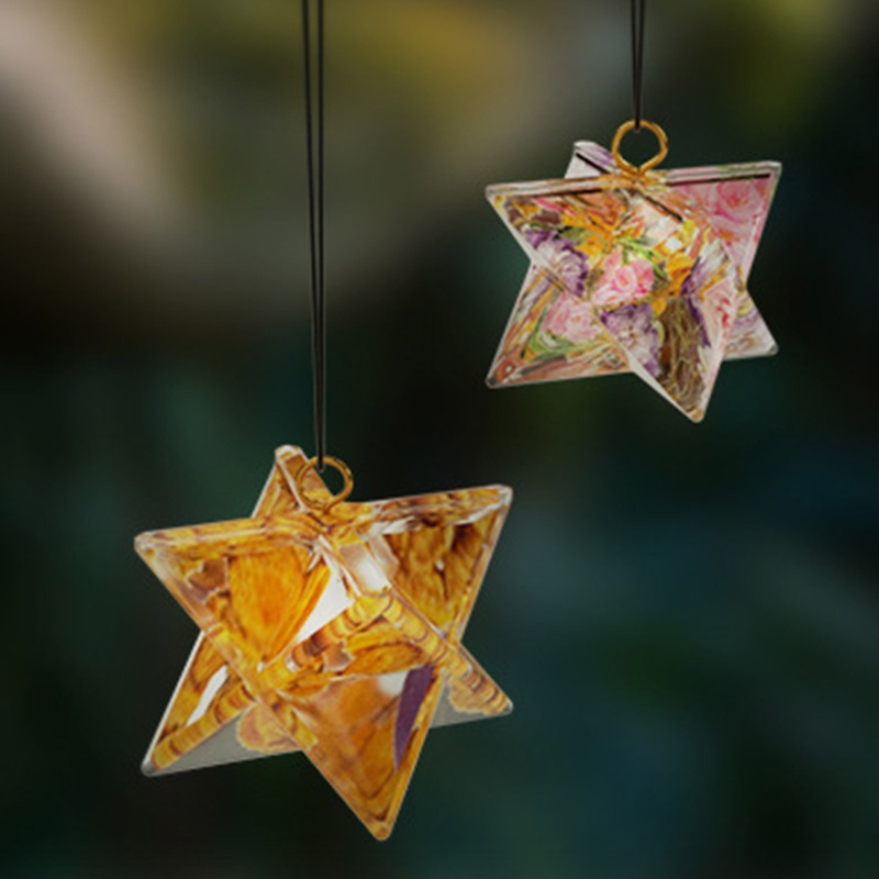 Khuôn Silicone Hình Lục Giác / Ngôi Sao Treo Tường Trang Trí