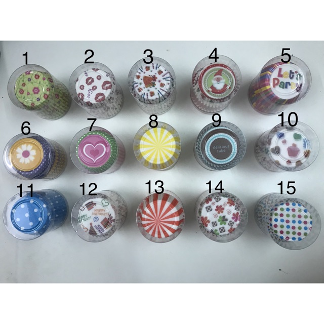 Cup giấy mềm 100c mẫu 1-15