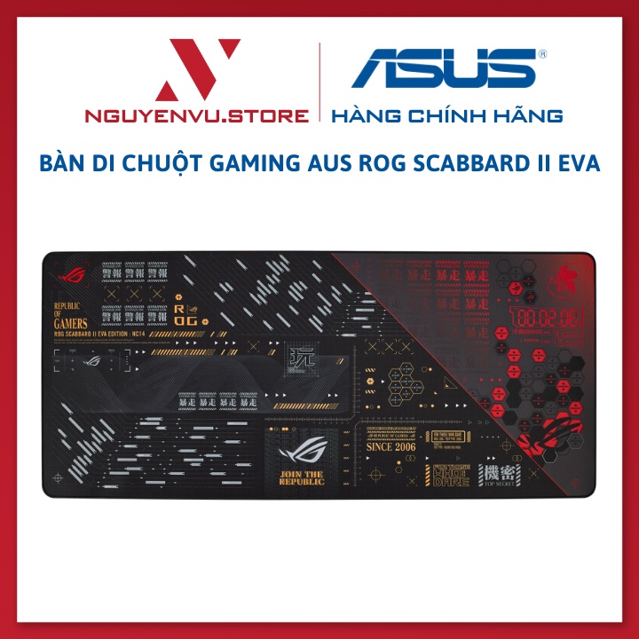 Bàn di chuột Gaming ASUS ROG SCABBARD II - Scabbard II Eva Edition - Hàng Chính Hãng