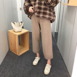 Quần dạ dáng baggy