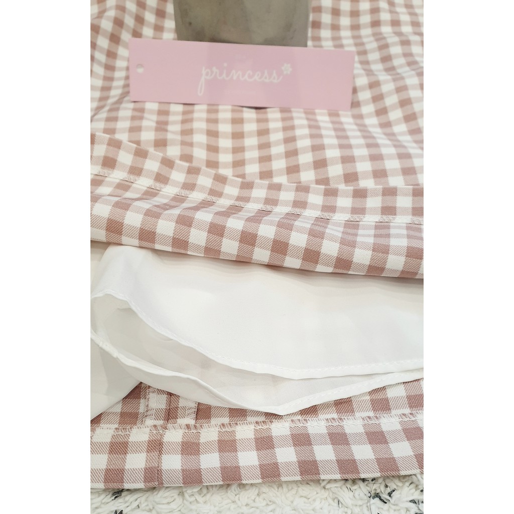 PRINCESS_ẢNH THẬT_CHÂN VÁY CHỮ A XÒE CARO CHẤT SIÊU ĐẸP | BigBuy360 - bigbuy360.vn