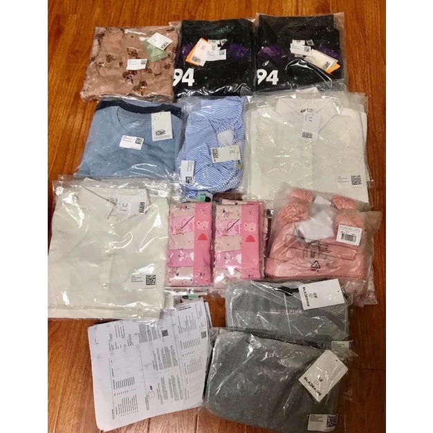 Váy dài tay, cổ bèo điệu hoạ tiết thú xinh xắn săn sale Us/ Uk sẵn sz 4-5y