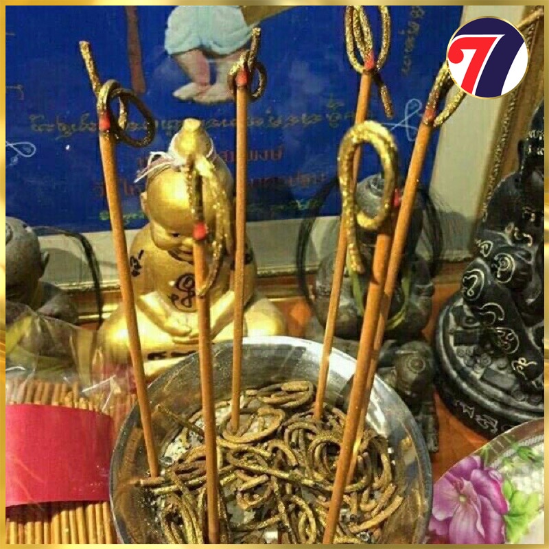 Nhang Thần Tài Thái Lan (loại 1). Hàng Nội Địa Thái Lan. [cam kết không bị tắt]