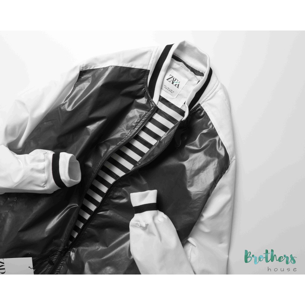 |Vải cao cấp| Áo khóac bomber Zara lên dáng trẻ trung, mặc mát lắm nha