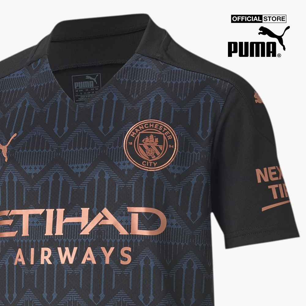 PUMA - Áo thun thể thao trẻ em Man City Away Replica Teamsport 757093-02