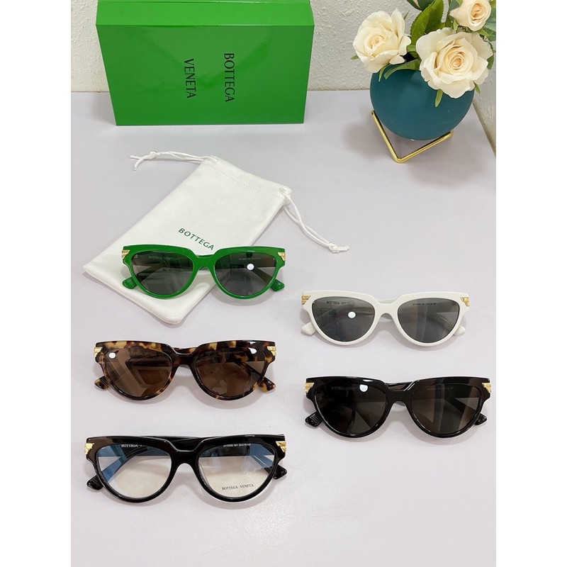 Kính thời trang nữ gọng nhựa mắt nhỏ mắt chống loá bottega veneta