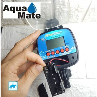 Van Nước Hẹn Giờ Tưới Cây Tự Động Electronic Water Timer Aquamate TAIWAN