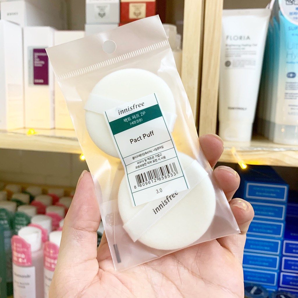 Set 2 Bông Phấn Nén Innisfree Pact Puff