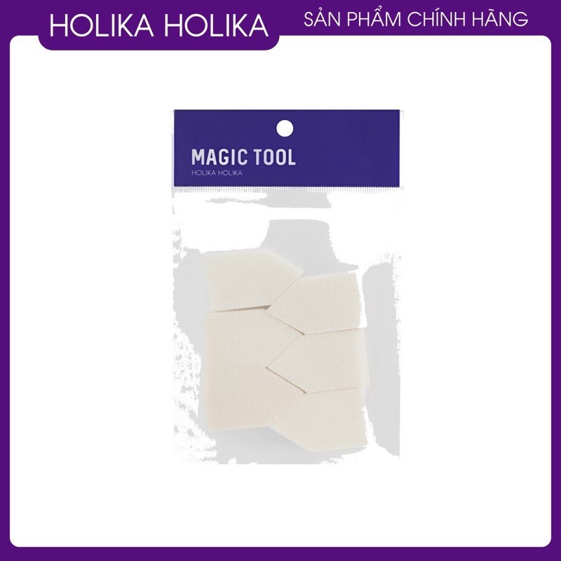 Set 6 mút tán kem nền Holika Hàn Quốc [Hàng chính hãng]