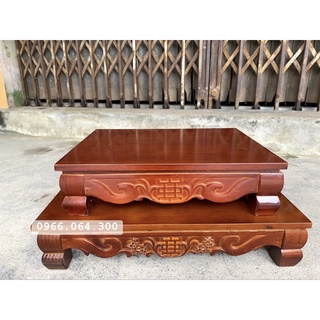 Bàn osin màu nâu kệ để lễ ban thần tài nhiều kích thước