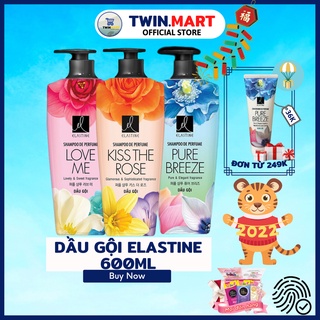 600ml Dầu gội Elastine hương nước hoa - Hàn Quốc - Love Me - Pure Breeze - Kiss the rose