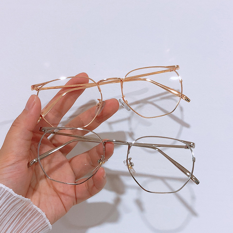 Mắt Kính Gọng Tròn Chống Bức Xạ Phong Cách Cổ Điển Cho Nữ