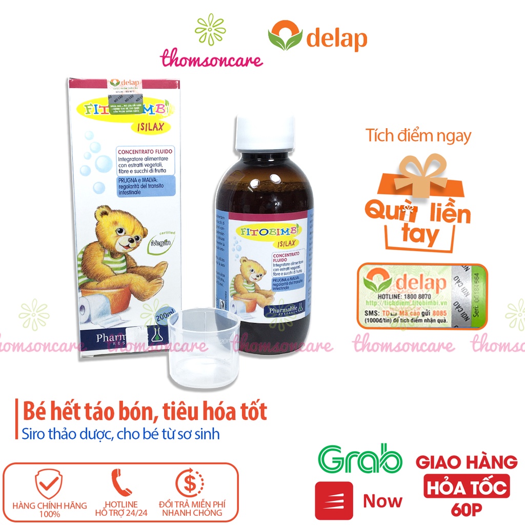 Giảm táo bón, tiêu hóa tốt cho bé từ Isilax, Fitobio Baby, nhuận tràng PQA siro và men Probiotics ống giúp trẻ ăn ngon