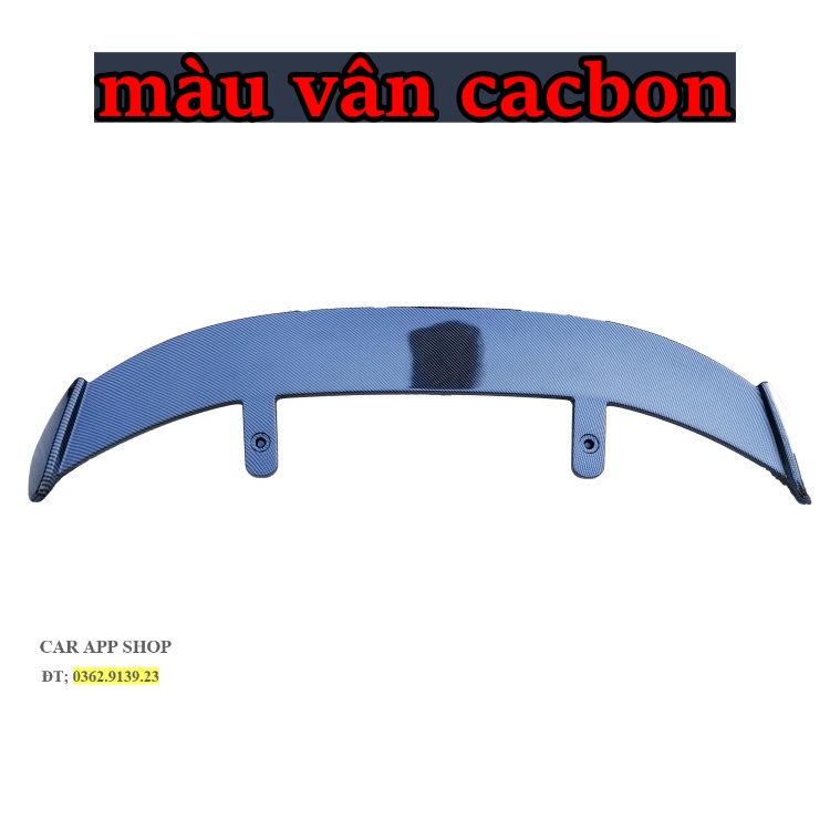 Đuôi  Gió thể thao Kia Rio Hatback Hàng Loại 1, Chất liệu nhựa  ABS