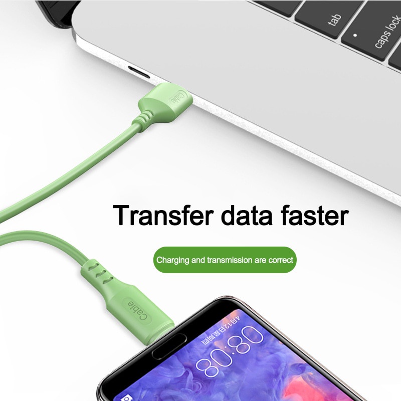 Dây cáp sạc nhanh truyền dữ liệu TZUZL cổng Micro USB Type C 3A thích hợp cho điện thoại