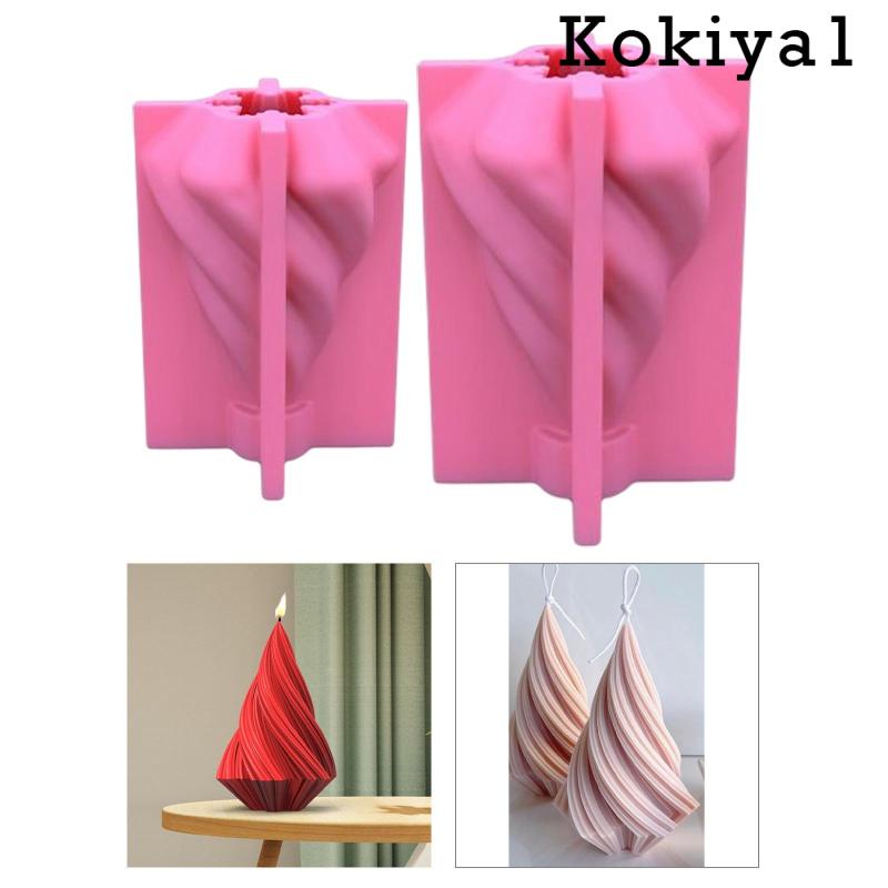 Khuôn Silicone Làm Nến Thơm Hình Nón Không Đều