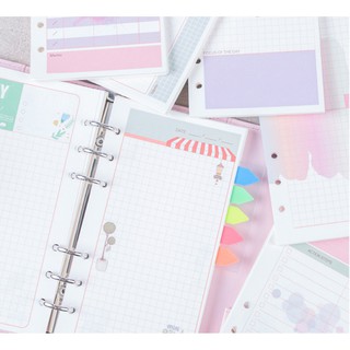 Planner refill A5/A6 màu - Purple - Room17vn