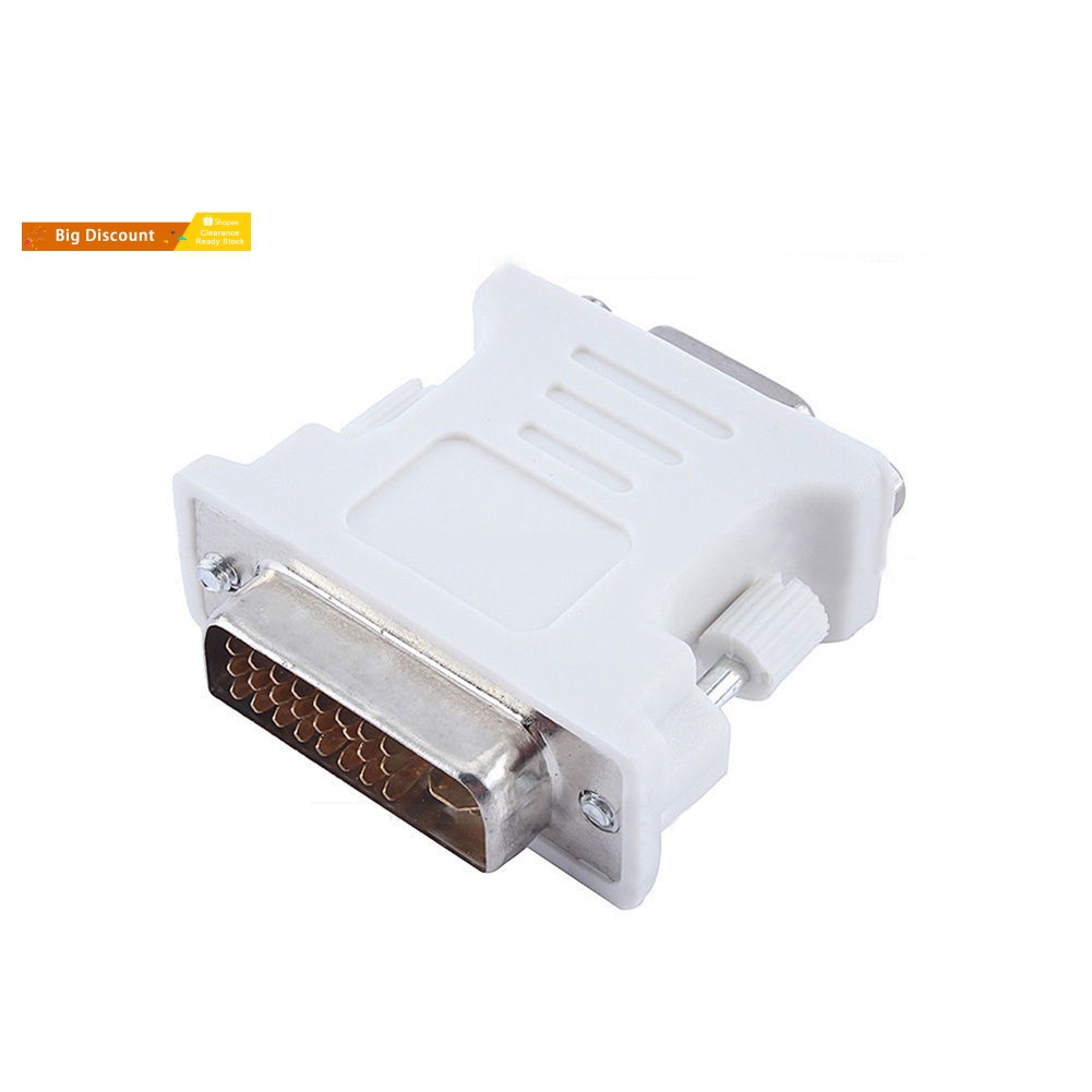 Đầu Chuyển Đổi Dvi-i 24 + 5 Male Sang Vga 15pin Female