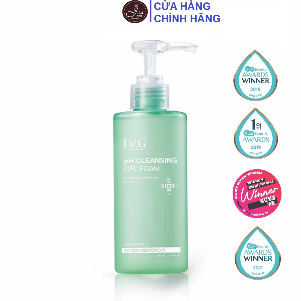 Sữa Rửa Mặt Dr.G pH Cleansing Gel Foam 200ml