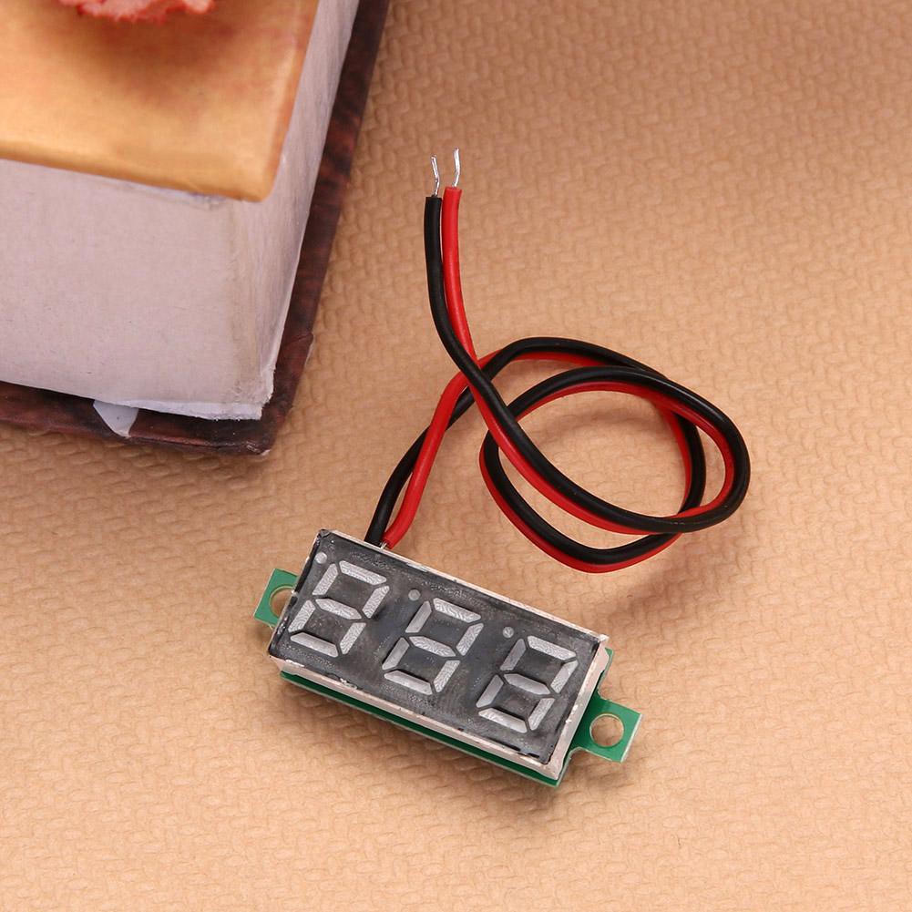 Đồng hồ đo điện áp kỹ thuật số mini 0.28inch DC 2.5V-30V LED