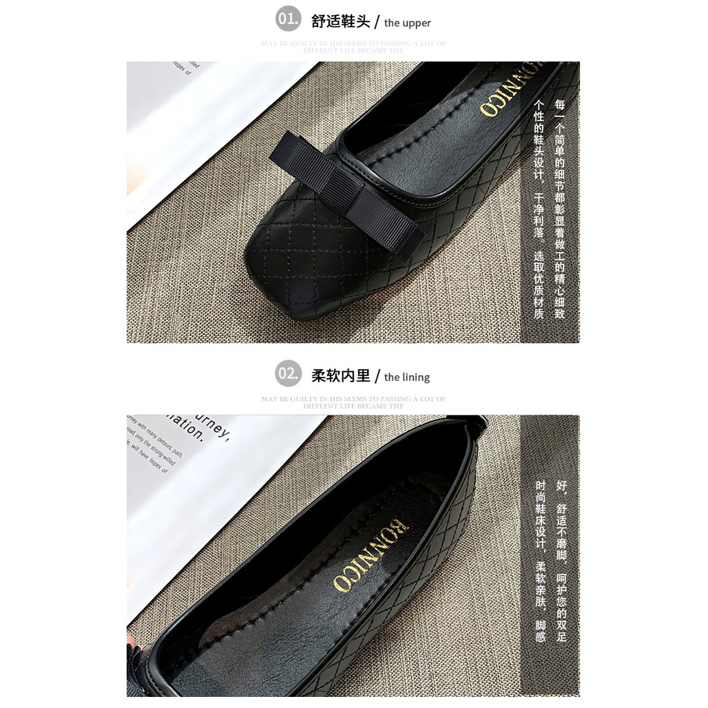 Giày Búp Bê Mũi Vuông Thời Trang Cho Nữ Size Lớn 41-43 | BigBuy360 - bigbuy360.vn