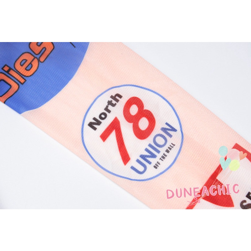 DUNEA Áo Thun Tay Dài Phối Lưới Xuyên Thấu In Họa Tiết Thời Trang Cho Nữ