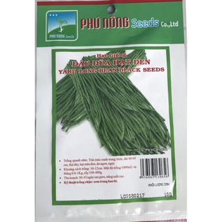 Hạt giống đậu đũa hạt đen Phú Nông - 10g