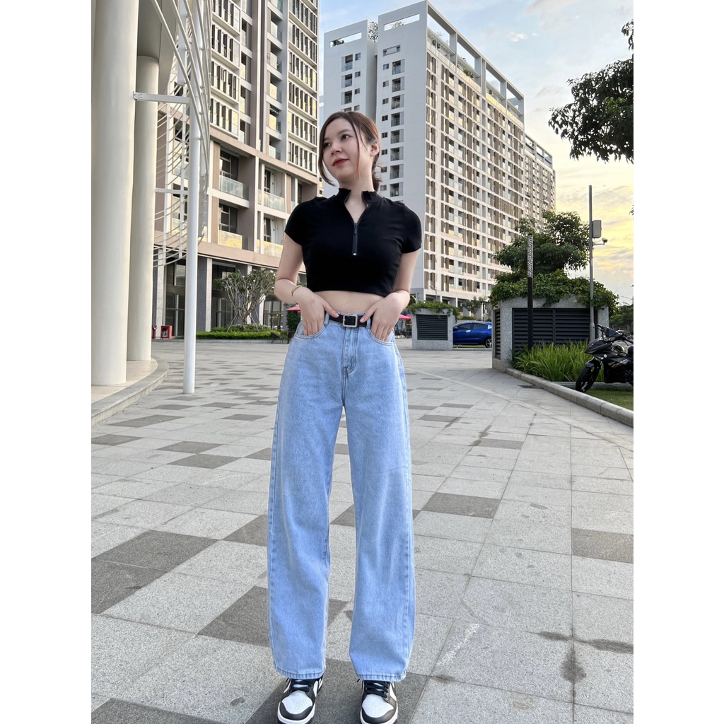 Quần Ống Rộng Lưng Siêu Cao Chuẩn Form [MẪU MỚI]