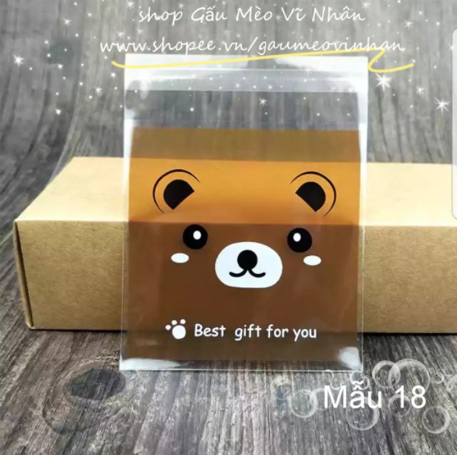 10 cái Bao bì squishy, bao bì bánh kẹo size 10*10cm (phần 2)