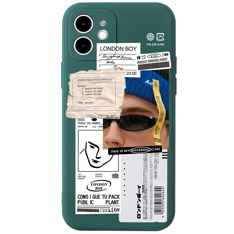 Ốp lưng JURSUE mềm hình cặp đôi dễ thương đẹp cho iPhone 13 12 11 Pro Max SE 2020 X XR XS ip 8 7 6 6S Plus kute Y230