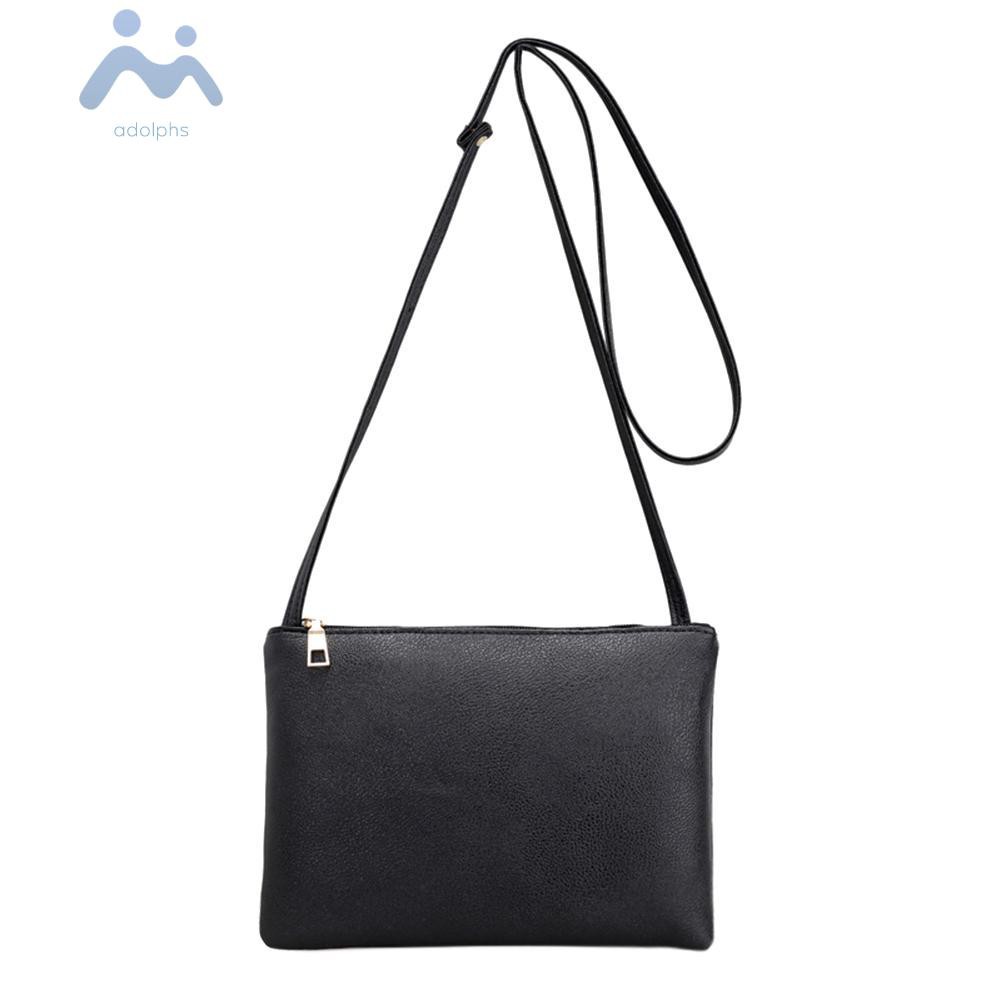 Adp✿Ready Stock✿Classic Fashion Simple Women PU Small Shoulder Bag Crossbody Messenger Bag