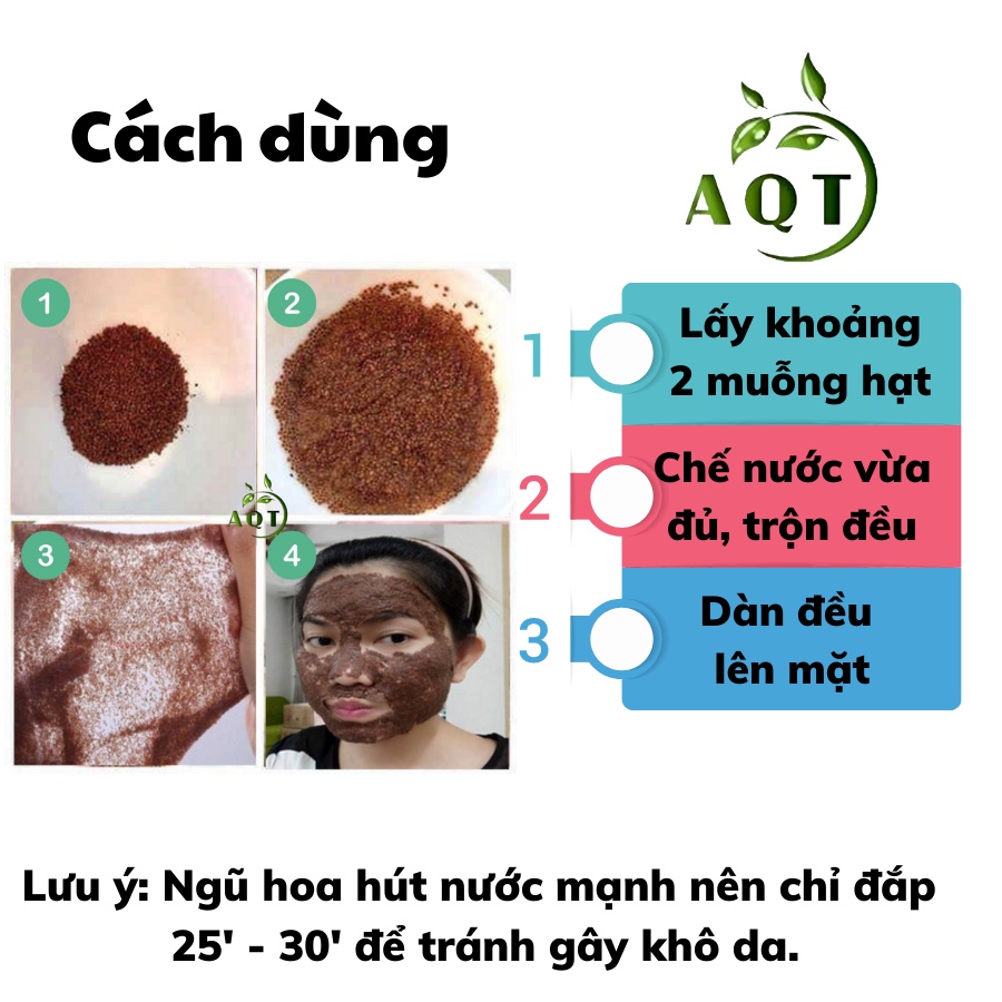 Hạt Ngũ Hoa Đắp Mặt Nạ (Đình Lịch, Bình Lịch) 1KG, Ngũ Hoa Hạt Sạch, Nở Đều, Mask Mặt Nạ Ngũ Hoa Giảm Mụn, Kiềm Dầu