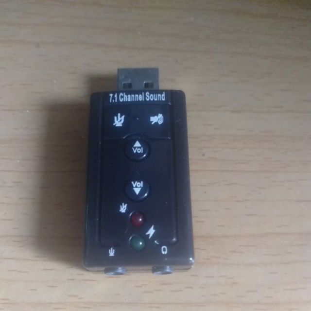 Usb audio (loại tốt) gắn máy tính chuyển cổng usb xuất âm thanh 7.1 jack 3.5