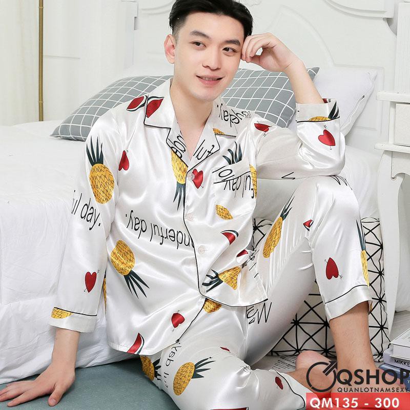 BỘ ĐỒ PIJAMA TRÁI THƠM NAM QM135