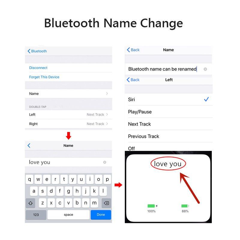 Tai Nghe Bluetooth 5.0 Không Dây Pro4 Tws Có Hộp Sạc