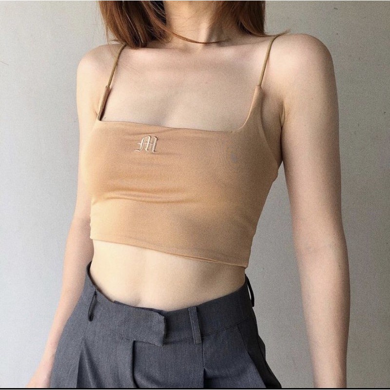 ADORABLE ÁO TOP THUN CHỮ "M" 🥰🥰🥰