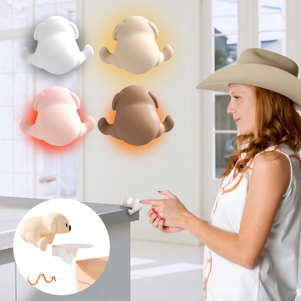 1 Miếng Bọc Cạnh Bàn Hình Chú Cún Bằng Silicon Chống Va Chạm Bảo Vệ An Toàn Cho Bé