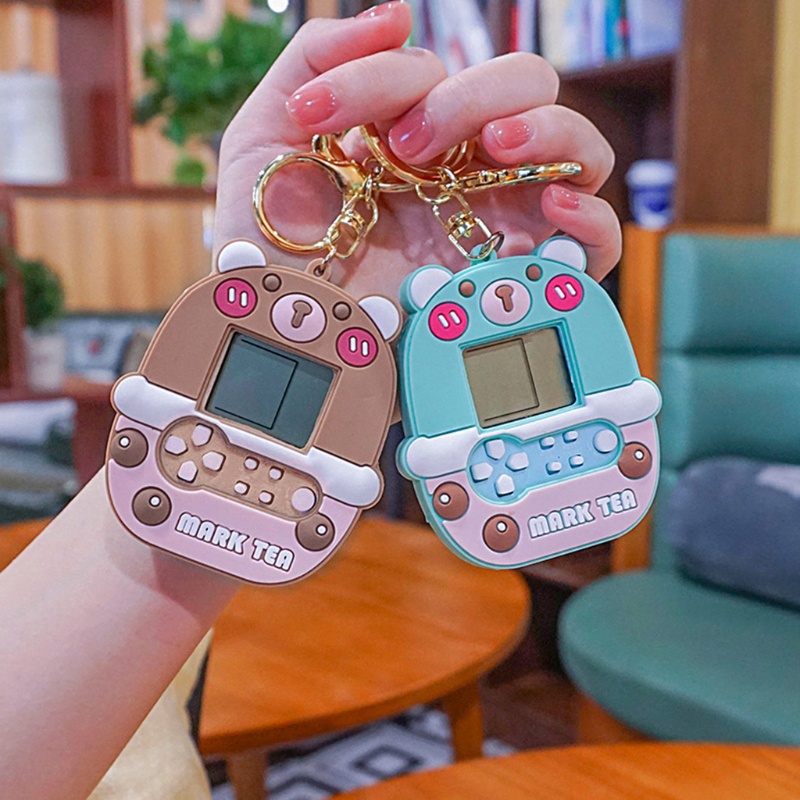 Móc Khóa Hình Chú Gấu Hoạt Hình Mini Dễ Thương