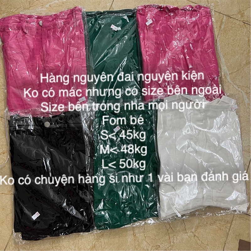 Quần short bò giả váy QC, Quần đùi nữ vải jean cạp cao dáng ôm QS766 - NhiNhi Shop