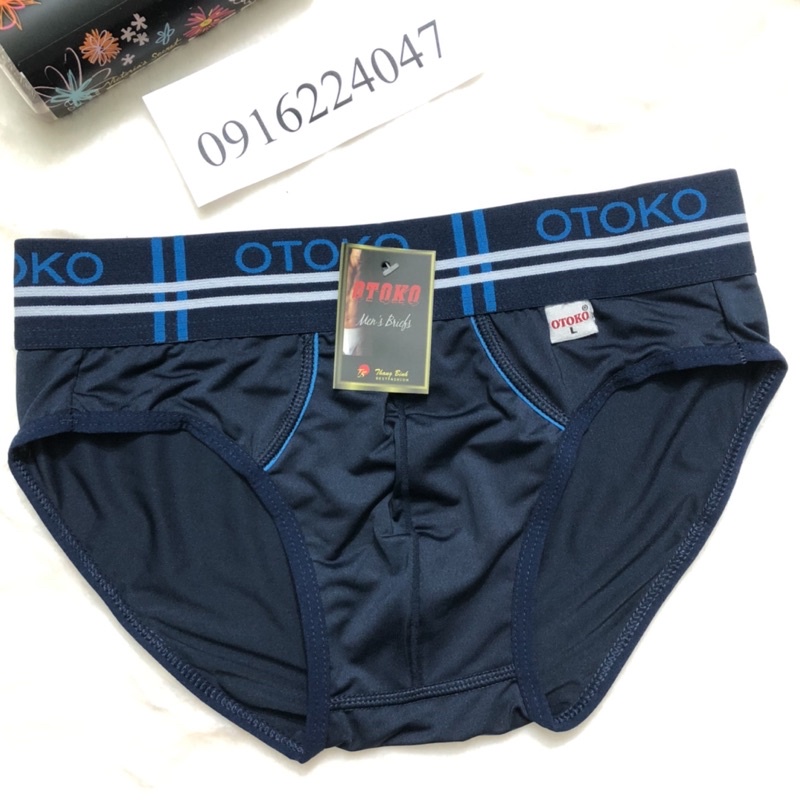 Set 3 Quần lót nam lưng cao thun lạnh, quần sịp nam xuất Nhật cao cấp